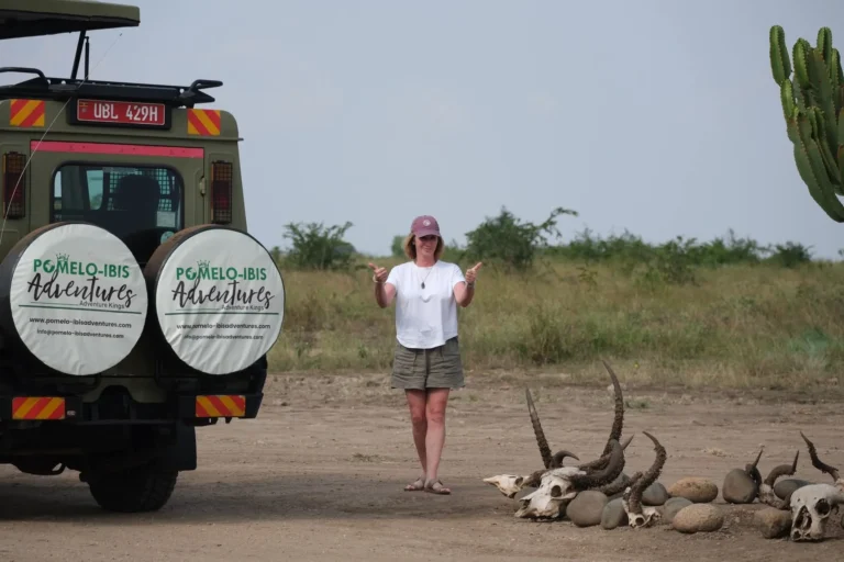 Pomelo-ibis Adventures guests during the Uganda and East Africa safaris