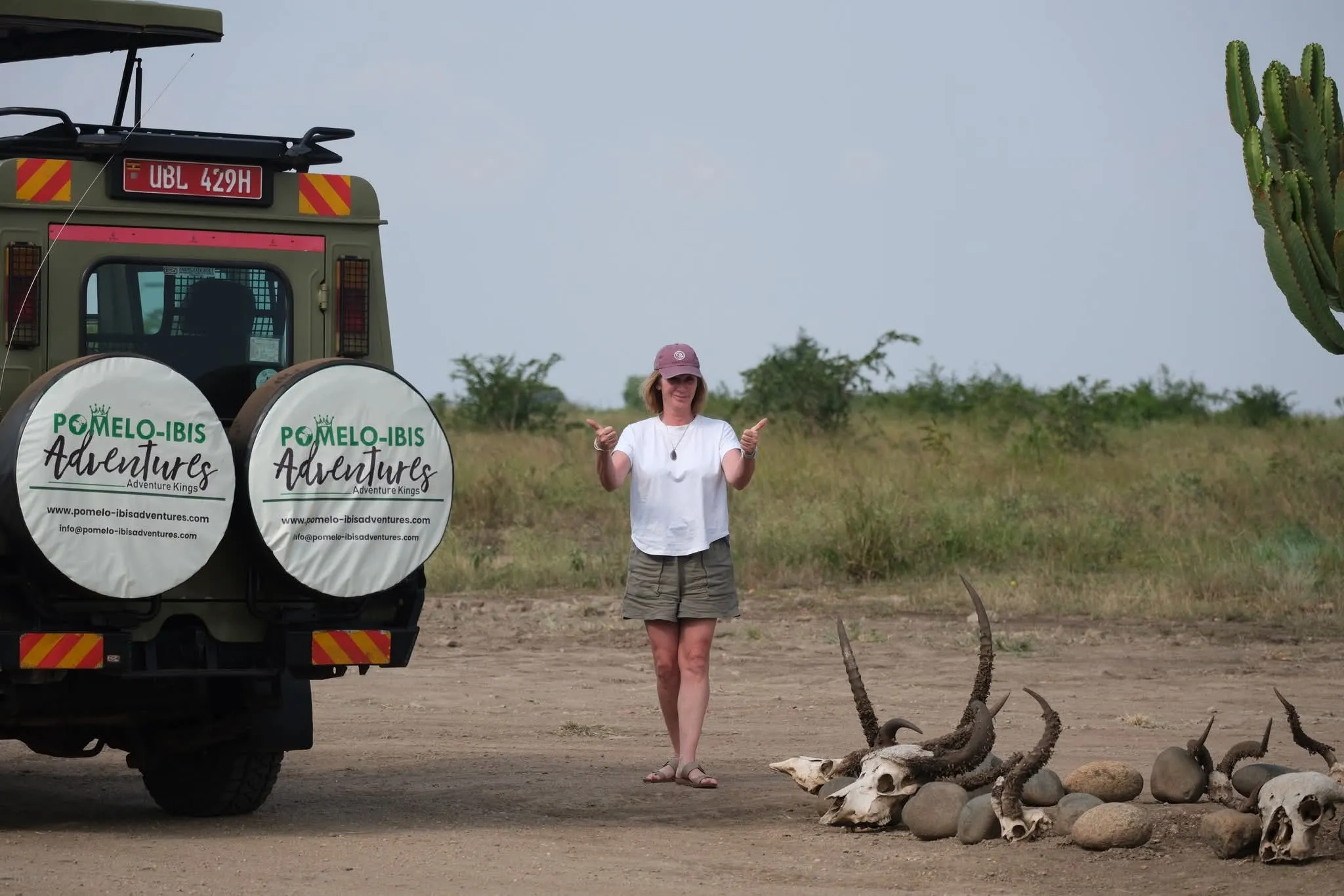 Pomelo-ibis Adventures guests during the Uganda and East Africa safaris